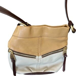 B. MAKOWSKY Leather Tri-Color Purse